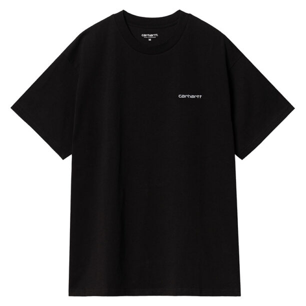 Carhartt WIP S/S Script Embroidery T-Shirt Black