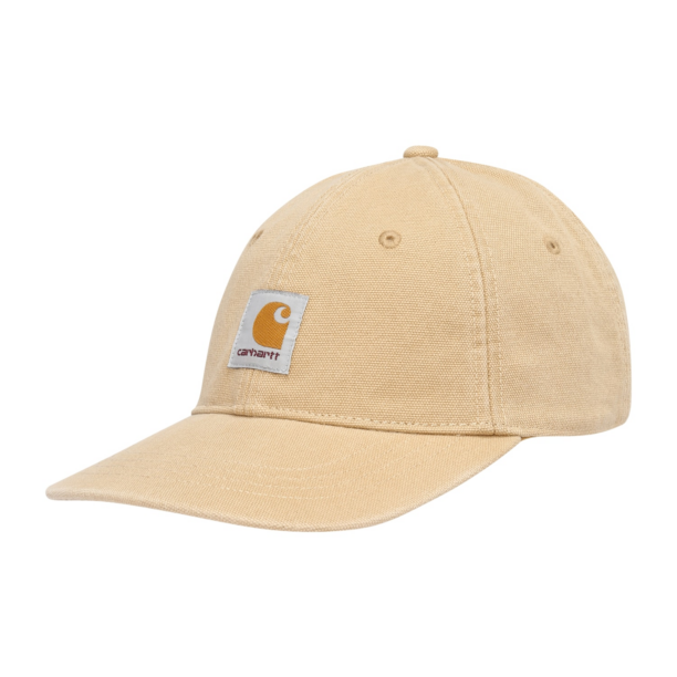 Carhartt WIP Șapcă  maro cappuccino / gri deschis / portocaliu închis