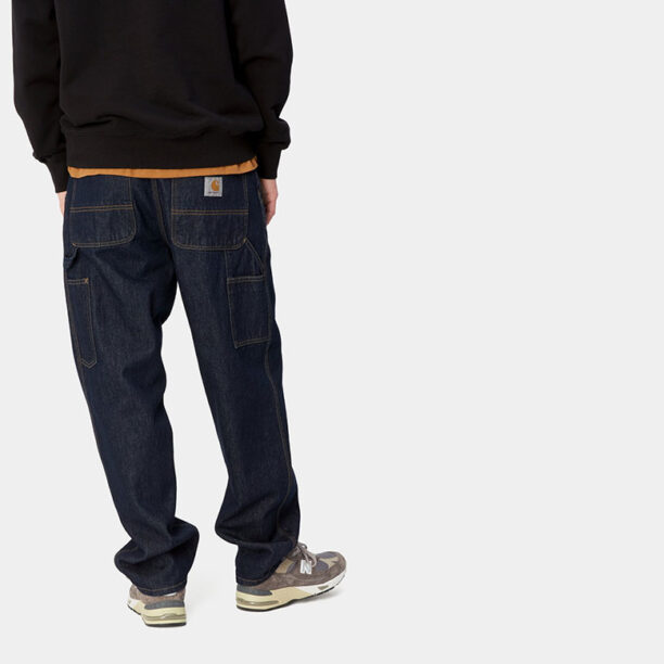 Preţ Carhartt WIP Single Knee Pant Blue Rinsed