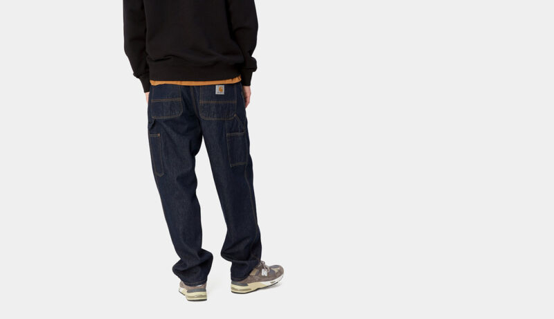 Preţ Carhartt WIP Single Knee Pant Blue Rinsed