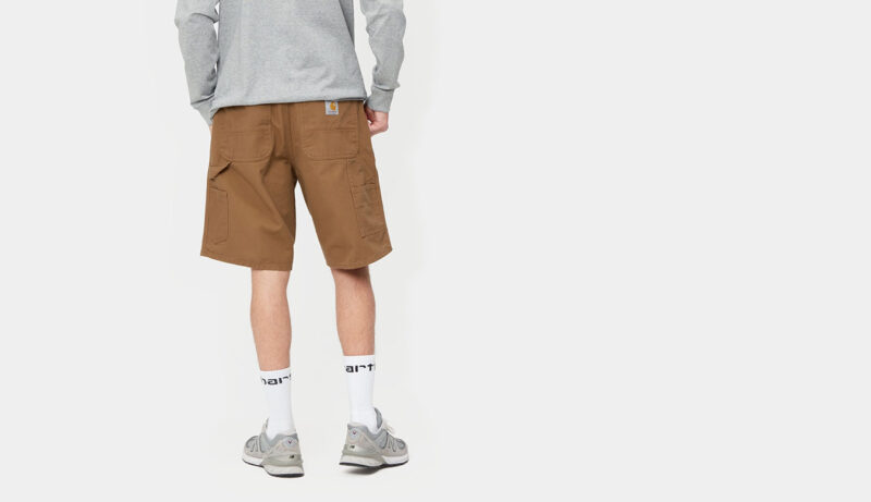 Preţ Carhartt WIP Single Knee Short Hamilton Brown