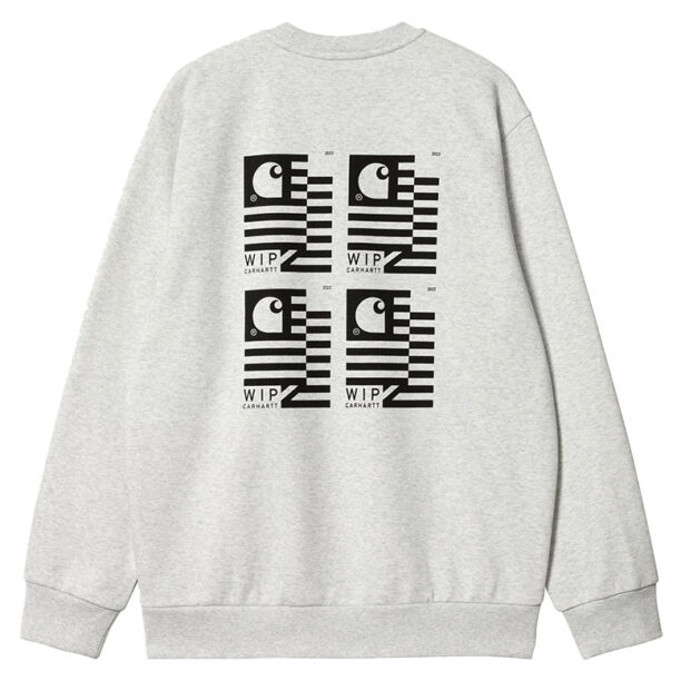 Carhartt WIP Stamp State Sweat Ash Heather preţ