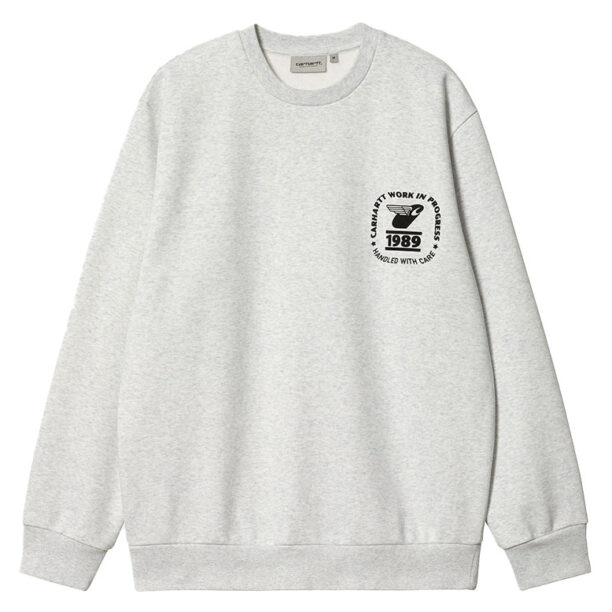 Carhartt WIP Stamp State Sweat Ash Heather