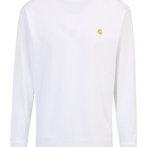 Carhartt WIP Tricou 'Chase'  auriu / alb