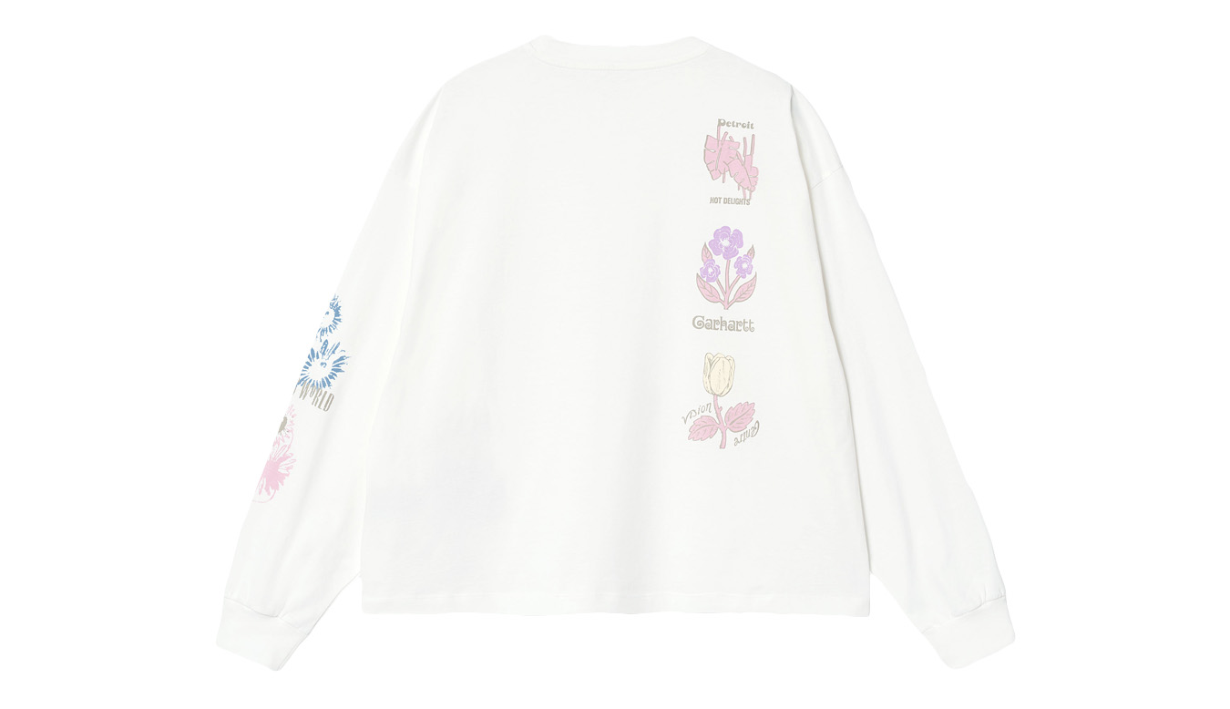 Carhartt WIP W Long Sleeve Verdant Fantasy T-shirt preţ