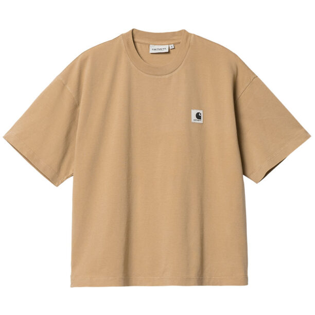 Carhartt WIP W S/S Nelson T-Shirt Dusty H Brown Garment Dyed