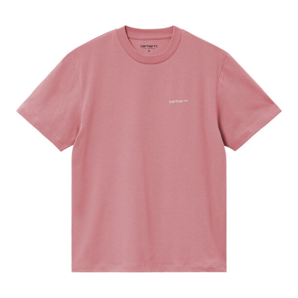 Carhartt WIP W' S/S Script Embroidery Tee Dusty Rose