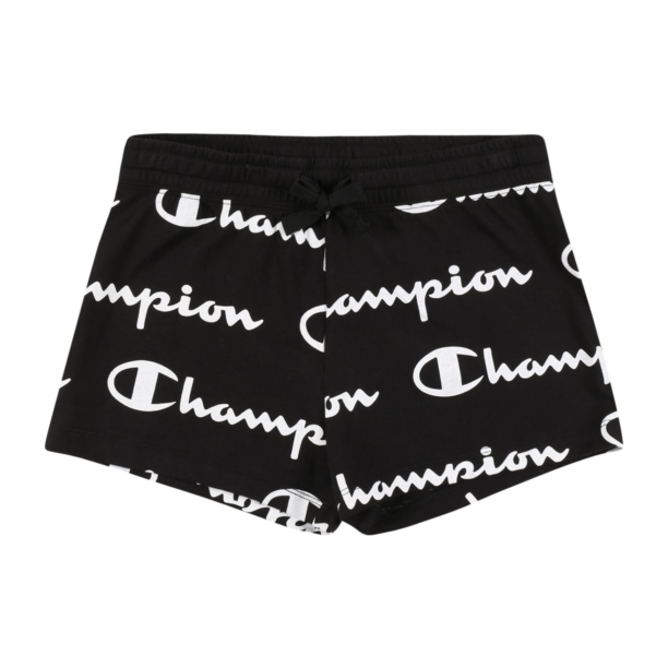 Champion Authentic Athletic Apparel Pantaloni  negru / alb