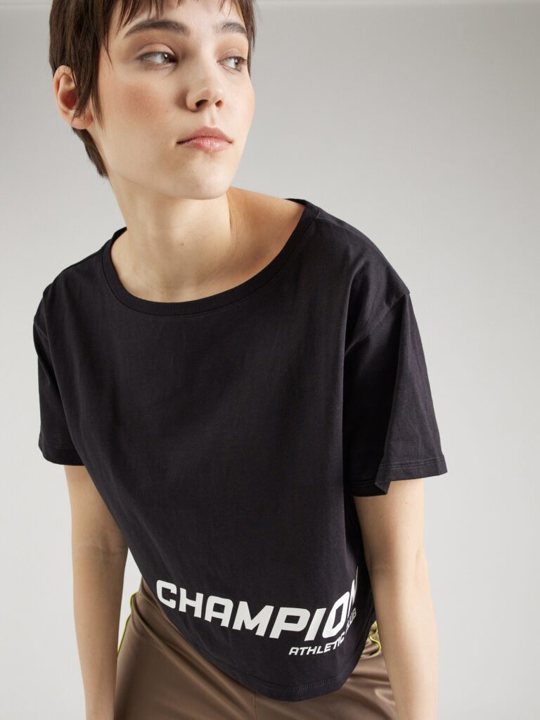 Preţ Champion Authentic Athletic Apparel Tricou funcțional  negru / alb