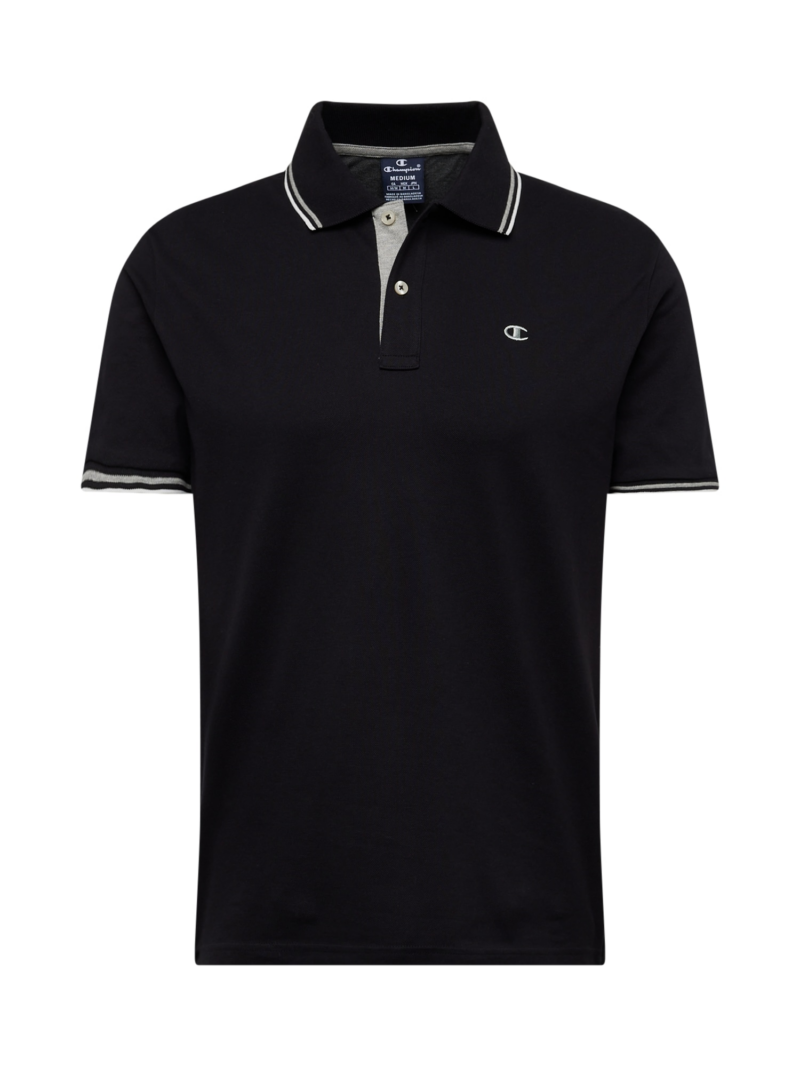 Champion Authentic Athletic Apparel Tricou  gri deschis / negru / alb