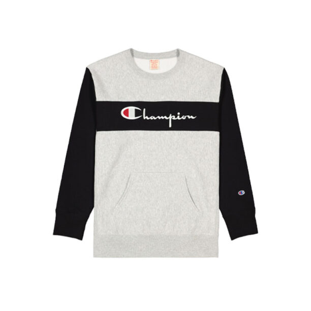 Champion Colour Block Kangaroo Pocket Reverse Weave Sweatshirt preţ