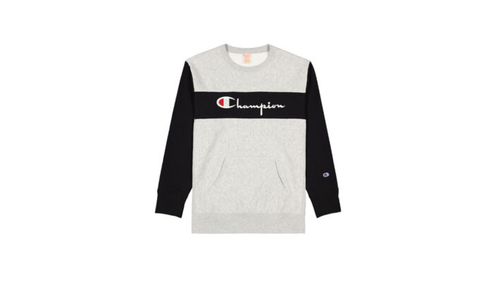 Champion Colour Block Kangaroo Pocket Reverse Weave Sweatshirt preţ