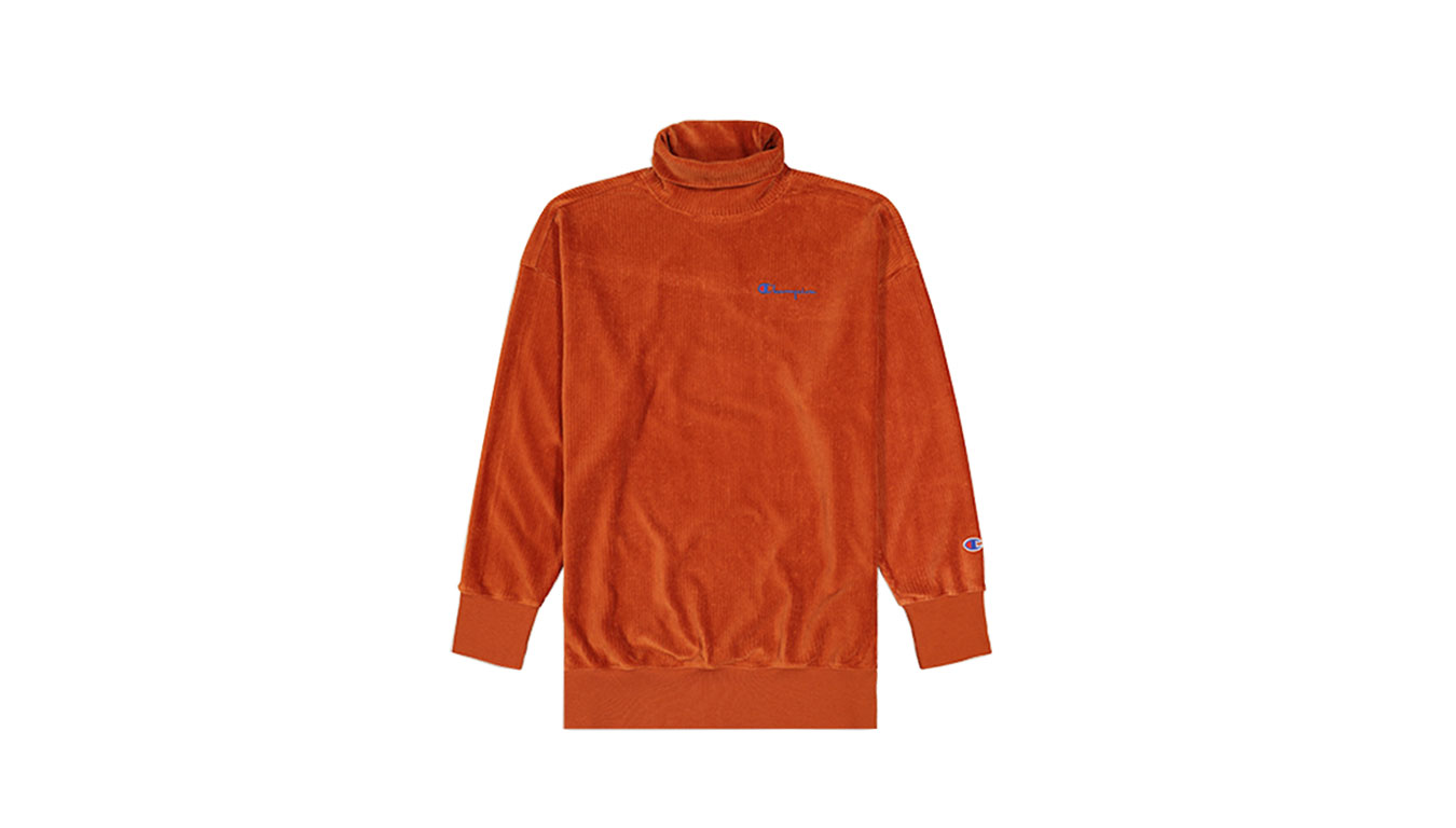 Champion Corduroy High Neck Oversized Sweatshirt preţ