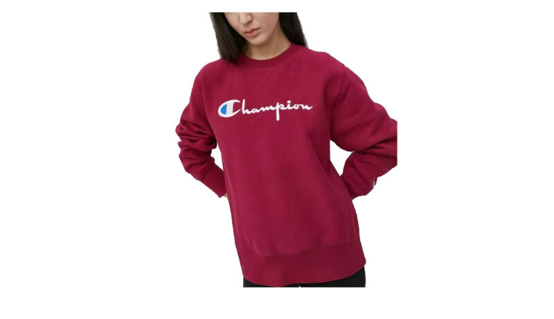 Champion Crewneck Sweatshirt DarkPink