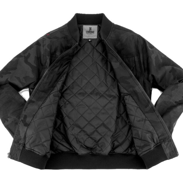 Chrome Industries Utility Bomber Jacket Black preţ