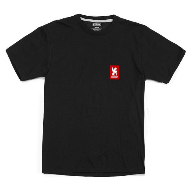 Chrome Industries Vertical Red Logo Tee