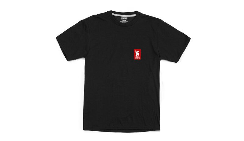 Chrome Industries Vertical Red Logo Tee