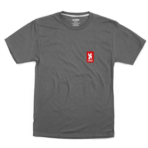 Chrome Industries Vertical Red Logo Tee