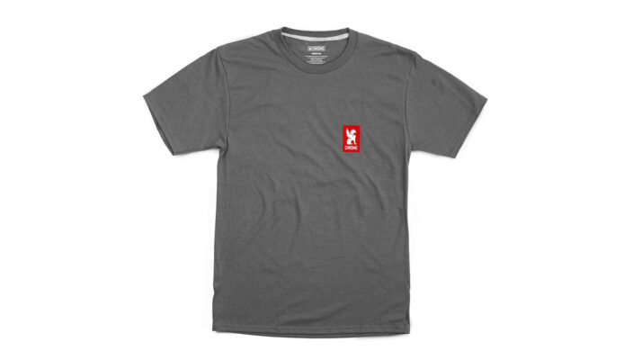 Chrome Industries Vertical Red Logo Tee