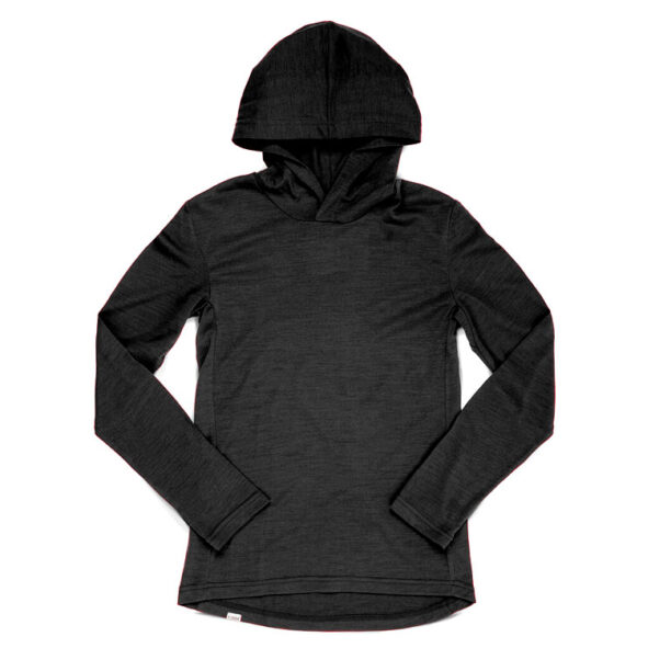 Chrome Industries W Merino LS Hoodie Black