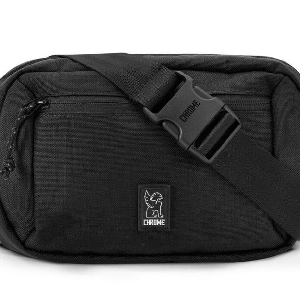 Chrome Ziptop Waistpack Black