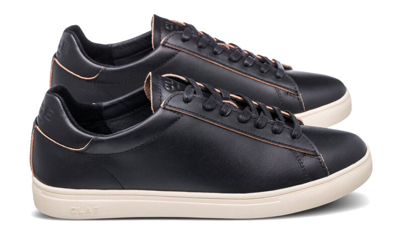 Cumpăra Clae Bradley Black Leather Raw Edge