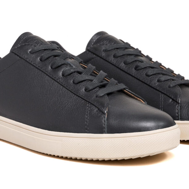 Clae Bradley Black Milled Tumbled Leather preţ