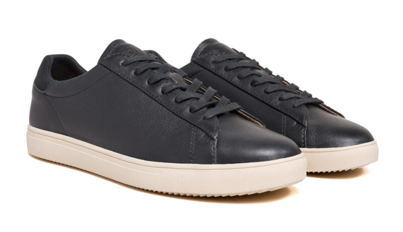 Clae Bradley Black Milled Tumbled Leather preţ