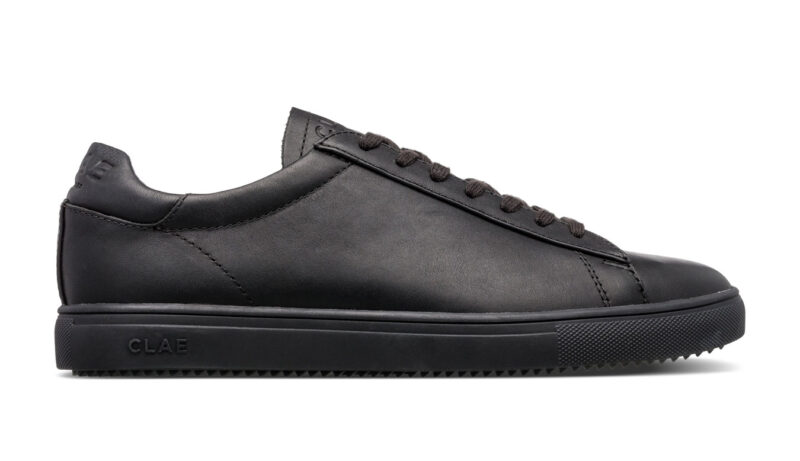 Clae Bradley Black Water Repellent Leather