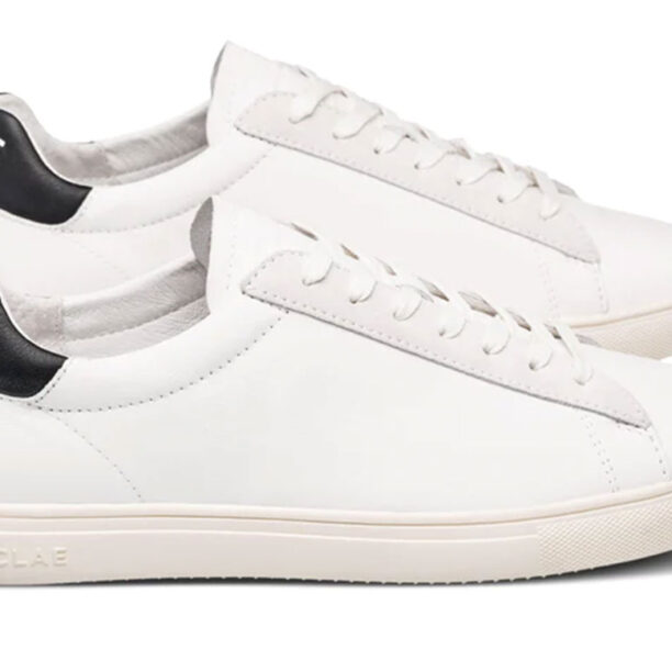 Cumpăra Clae Bradley California White Leather Black