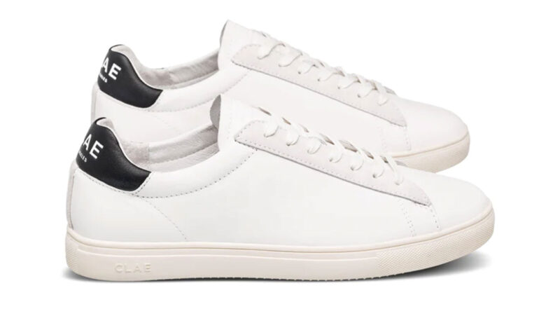 Cumpăra Clae Bradley California White Leather Black