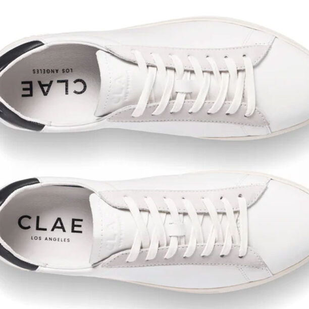 Preţ Clae Bradley California White Leather Black