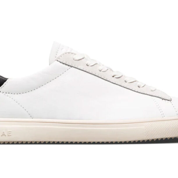 Clae Bradley California White Leather Black