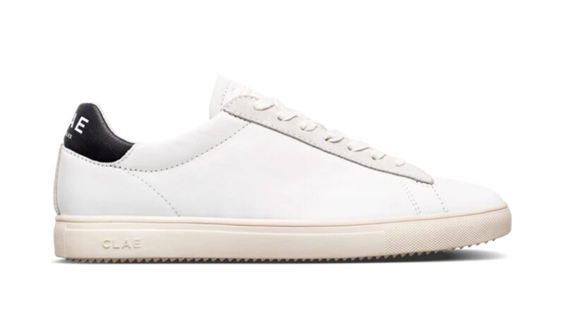 Clae Bradley California White Leather Black