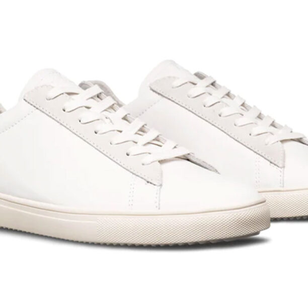 Clae Bradley California White Leather Panama preţ