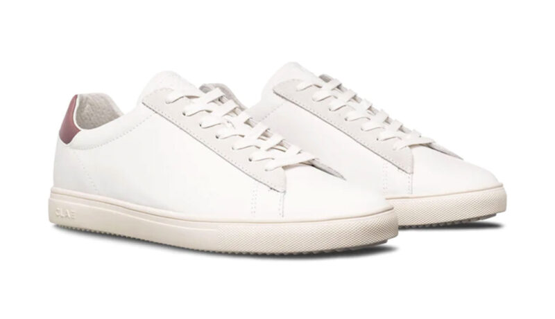 Clae Bradley California White Leather Panama preţ