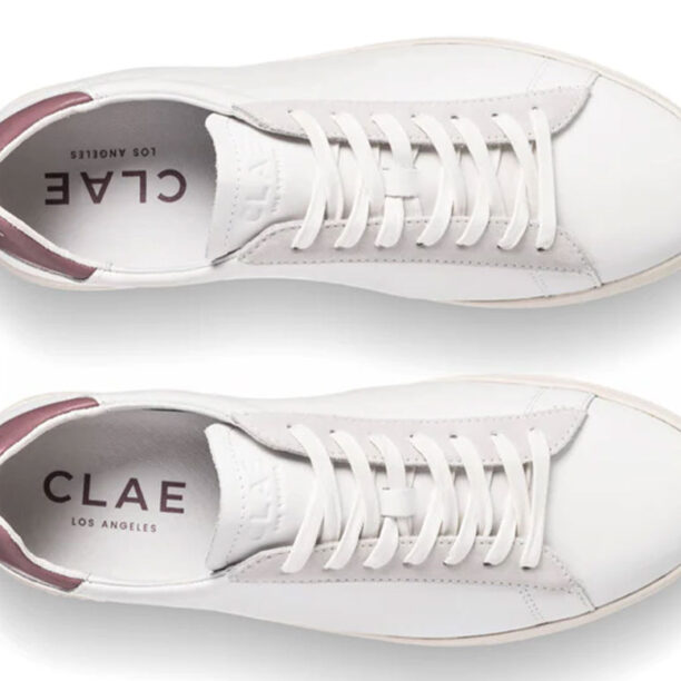 Preţ Clae Bradley California White Leather Panama