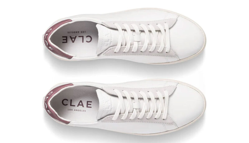 Preţ Clae Bradley California White Leather Panama