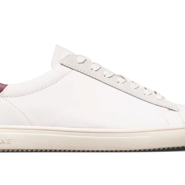 Clae Bradley California White Leather Panama