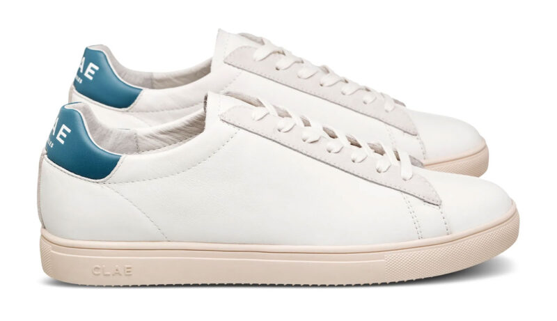 Clae Bradley California White Leather Stellar Blue preţ