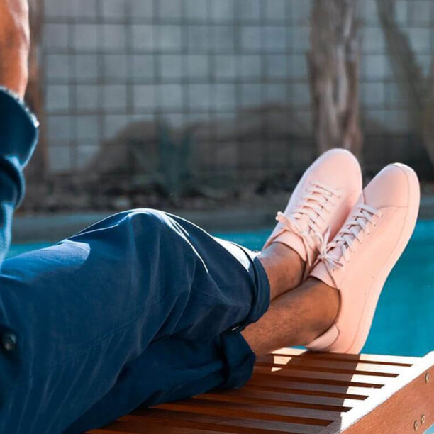 Clae Bradley Light Pink Oiled Leather preţ