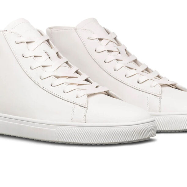 Cumpăra Clae Bradley Mid Tripple White Leather