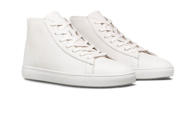 Cumpăra Clae Bradley Mid Tripple White Leather