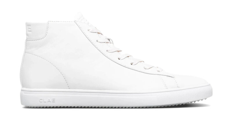 Clae Bradley Mid Tripple White Leather