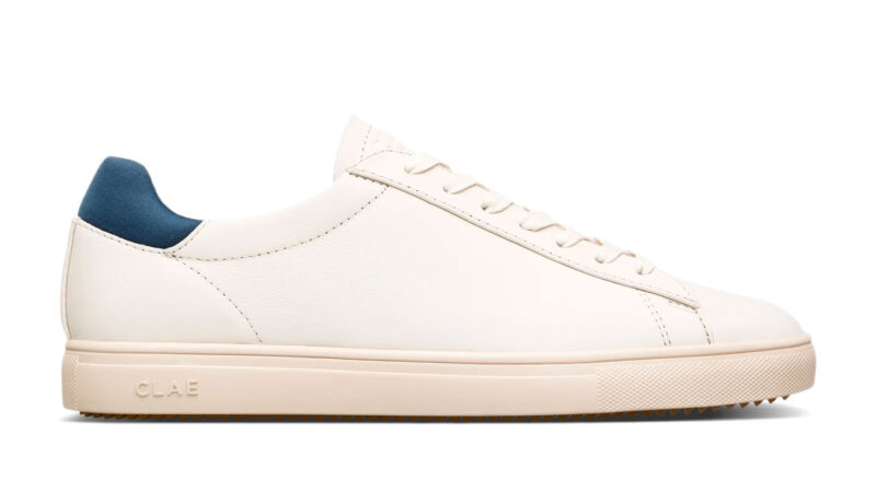 Clae Bradley Off-White Leather Ocean