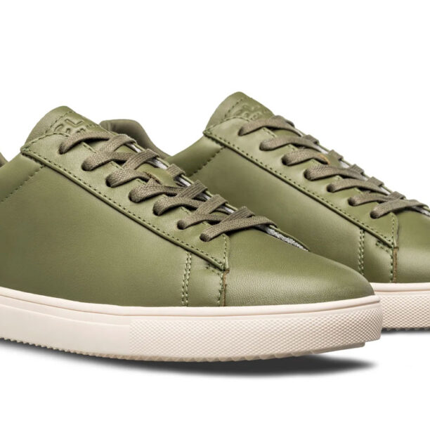 Preţ Clae Bradley Olive Leather