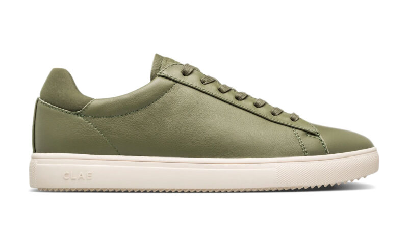 Clae Bradley Olive Leather