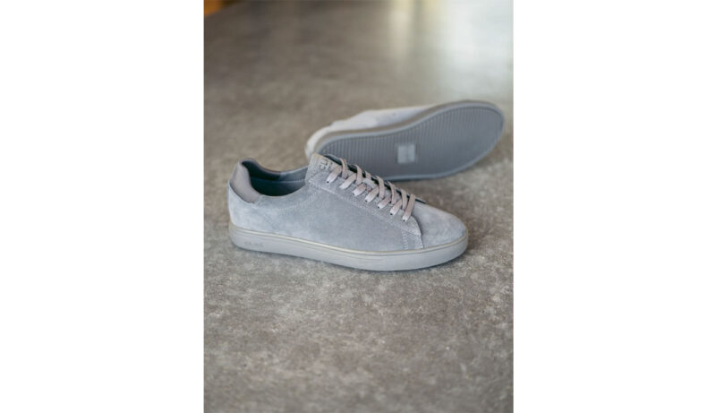 Preţ Clae Bradley Tonal Pearl Grey Suede