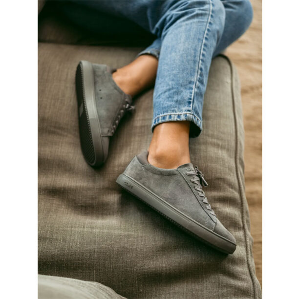 Original Clae Bradley Tonal Pearl Grey Suede