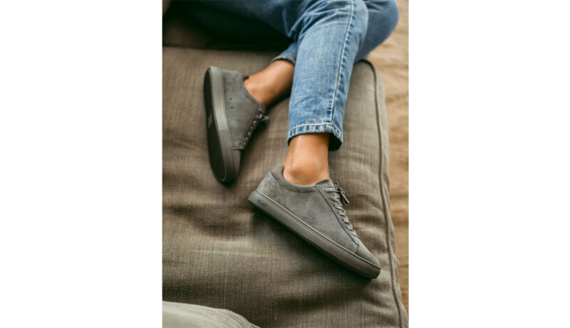 Original Clae Bradley Tonal Pearl Grey Suede